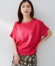 前後2WAYフレンチスリーブニット