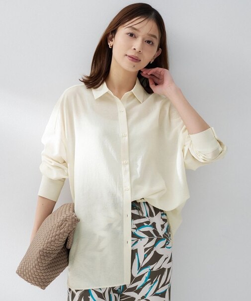 カシュクールデザインシャツ