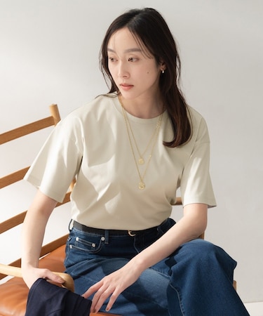 【UV/接触冷感/消臭/抗菌防臭】ベーシックTシャツ