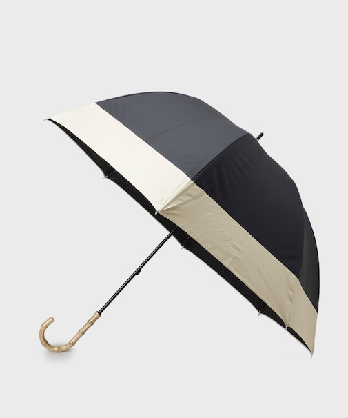 【遮熱・長傘】because／PUバイカラーラージ