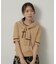 【アンサンブル可/上品な清涼感】コンパクト5分袖ニット