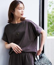 【セットアップ可/接触冷感】ヴィンテージライクドルマンカットソー