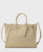 アングルカットヌバックトート
