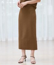 【セットアップ可】ドライタッチニットスカート