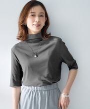 シアーテレコハイネックトップス