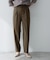 ウーステッドテーパードパンツ