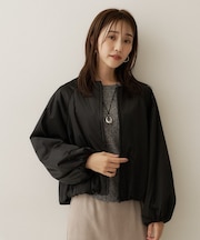 【軽アウター/中綿/秋冬コート】ショートブルゾン