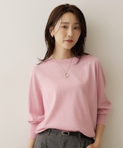 【アンサンブル可能/オンオフ使える】シルクウールカシミヤプルオーバー