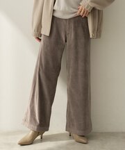 コーデュロイワイドパンツ