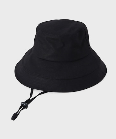 ◆【遮熱／UV】リネンブレンドつば広HAT