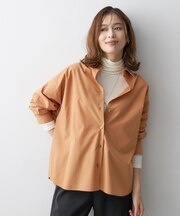 コットンドルマンシャツ
