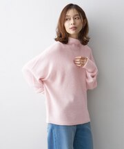 コクーンシルエットウールニット