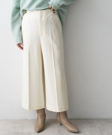 【名品】ミルドジャージクロップドパンツ