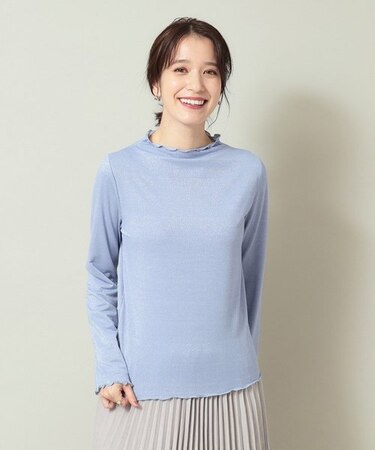 【手洗い可/レイヤードに】ラメメロウプルオーバー