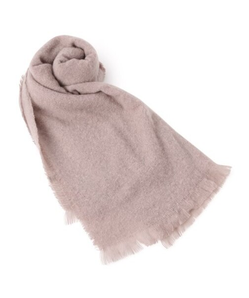 【手洗い可】ブークレシャギー無地ストール