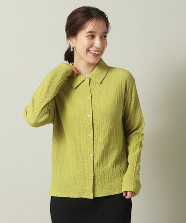 【羽織にも／手洗い可】前開きプルオーバー