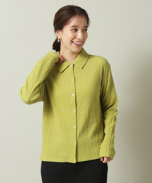 【羽織にも／手洗い可】前開きプルオーバー