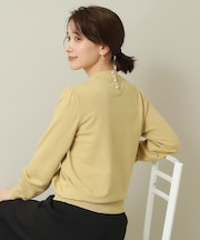 【吸湿発熱／薄手／マシンウォッシャブル】ハイネックニット