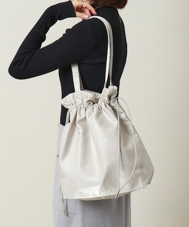 【A4対応】シャイニー巾着トート