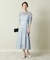 【結婚式・パーティに】レース×ラメシアーワンピース＜ドレスコレクション＞