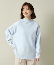 【手洗い可】ふわもちメランジニット