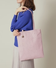 【A4対応】コインチャーム付薄マチトート