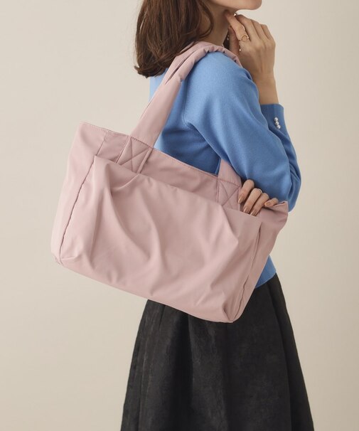【A4対応／9ポケット】肩に優しい軽量トート