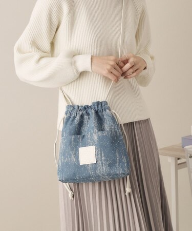 ストーンデニムミニショルダー
