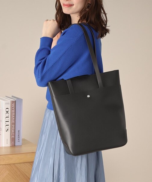 かるいかばん縦型A4トート【通勤／PC対応】
