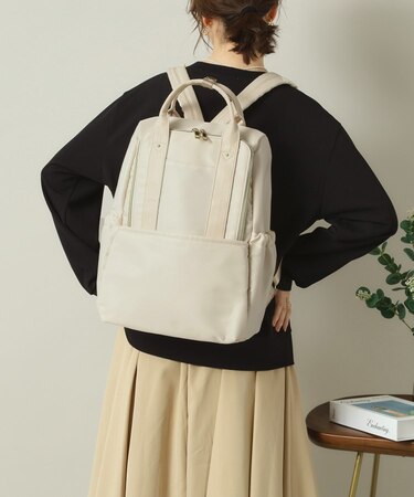 【旅行／キャリーオン／通勤】撥水10ポケリュック