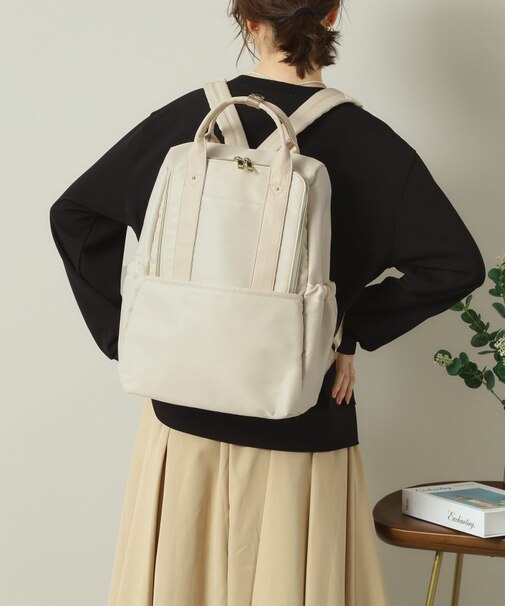 【旅行／キャリーオン／通勤】撥水10ポケリュック