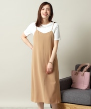 【手洗い可／シーズンレス】キャミワンピース