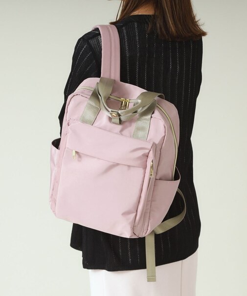 【A4・PC対応／10ポケット】収納アドバイザーボックスリュック