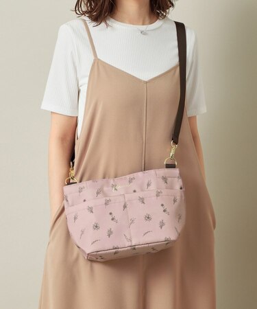 【2WAY】花柄バッグインバッグ