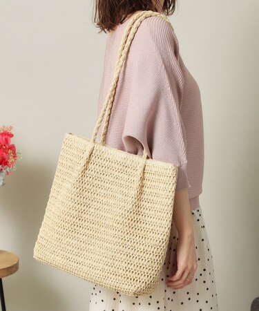 雑材ハンドルタックトート