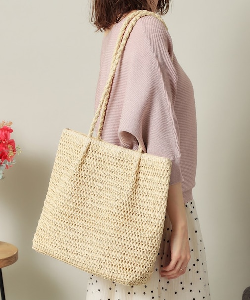 雑材ハンドルタックトート