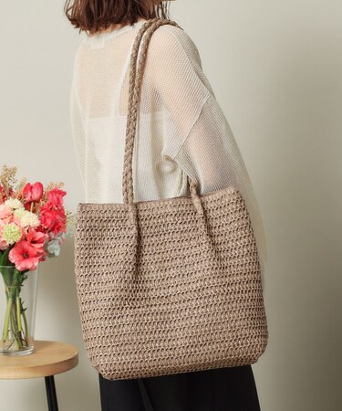 雑材ハンドルタックトート