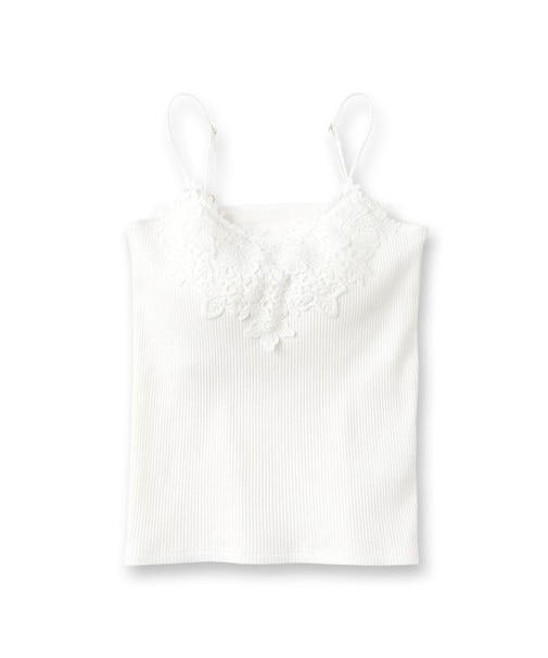 【洗濯機OK】レース付きカップインナー