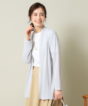 【UVカット／手洗い可】 着流しカーディガン