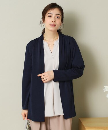【UVカット／手洗い可】 着流しカーディガン