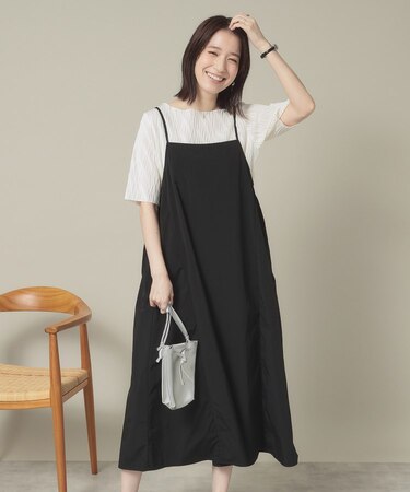 【撥水／洗濯機OK】キャミワンピース＜旅服シリーズ＞