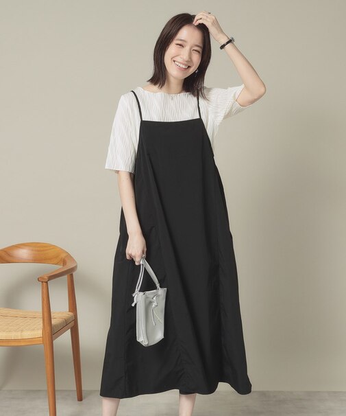 【撥水／洗濯機OK】キャミワンピース＜旅服シリーズ＞