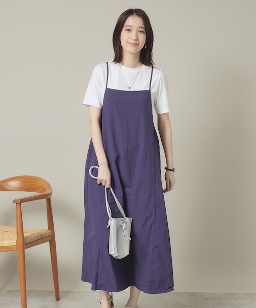 【撥水／洗濯機OK】キャミワンピース＜旅服シリーズ＞