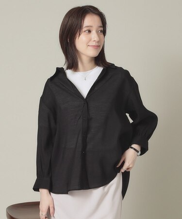 【手洗い可】シアーシャツ