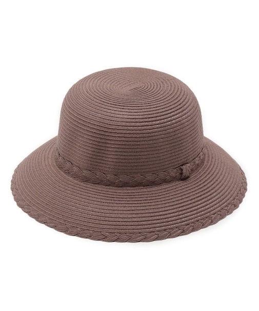 【サイズ調整可/手洗い可】三つ編みハット