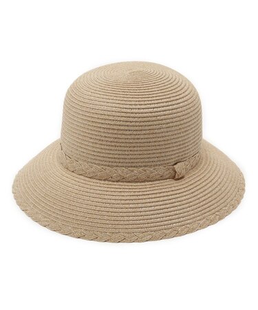 【サイズ調整可/手洗い可】三つ編みハット