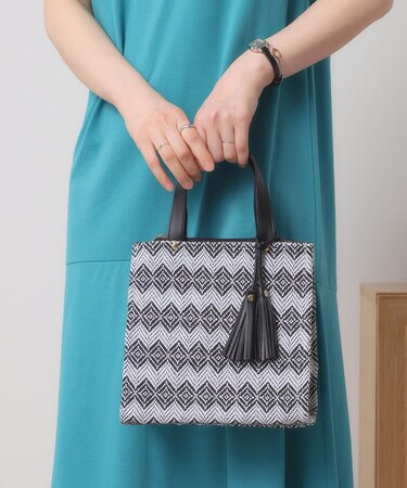 タッセル付きミニトート