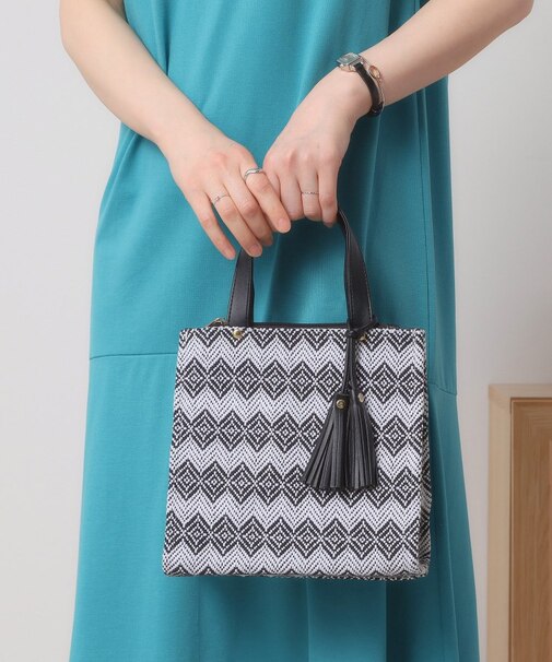タッセル付きミニトート