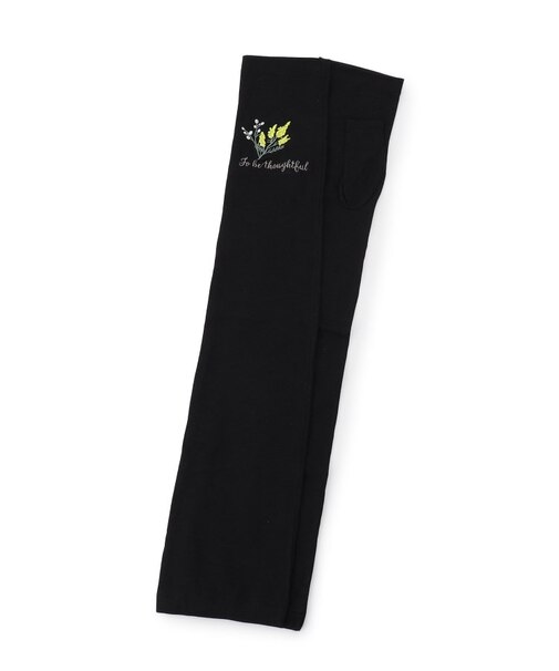 【UV／接触冷感／ギフトに】花言葉刺繍アームカバー