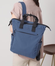 【撥水／A4対応】リップストップ10ポケットリュック